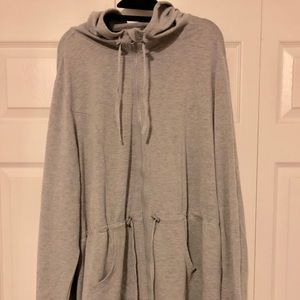 Active sweatshirt with draw string waist detail